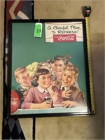 Vintage Coca-Cola poster 32 x 26