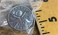 1943 Yankees World Series Press pin