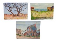 3 Jen Berson Landscape Oil Paintings