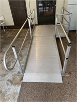 Aluminum handicap ramp 63” x 63” landing and 7’