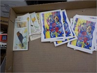 McDonald's stickers, bird cards