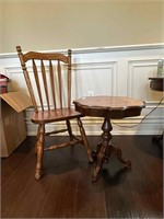 Vintage Style Chair & Table