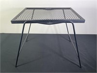 Black Wrought Iron Patio Side Table