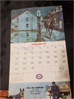 2 Vintage Logan Calendars