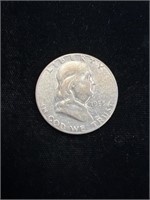 1953 S Benjamin Franklin Half Dollar