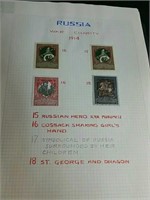 Russian & Romania Collection of 100s of Stamps