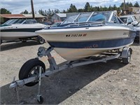 1982 Larson 15' Fiberglass Boat w/ Trailer