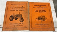 2 Allis Chalmers Manuals