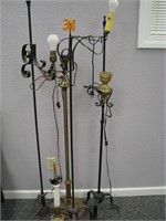 Lot of Floor Lamps