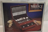 Wallace silversmiths silverware chest - new and