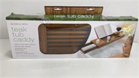 New Teak Tub Caddy