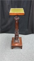 Carved Mahogany Pedestal Stand