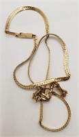 (JL) 14kt Yellow Gold Scrap Necklace (9.5 grams)