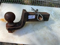 Receiver hitch with 2 5/16 ball