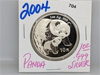 2004 1oz .999 Silver Panda