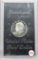 1971 Eisenhower United States proof dollar.
