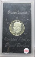 1974 Eisenhower United States proof dollar.
