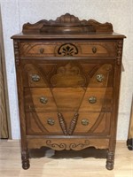 Gorgeous Antique Wooden Dresser