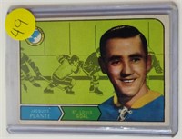 1968-69 OPC Jacques Plante Card