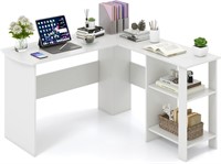 MEDIMALL 51-Inch L-Shaped Computer Desk with CPU S