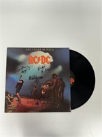 Autograph COA ACDC Vinyl Mark Evans