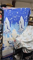 Snoopy Fitted Sheet & Columbia Space Shuttle