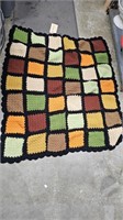 Multi Colored Sm Square Afghan