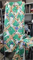 Vtg Baseball Drapes 2 Sets from JcPenny's