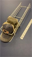 F1) Hanging hat rack. Powder coated steel