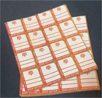 240 Keen Kutter Sticker Labels