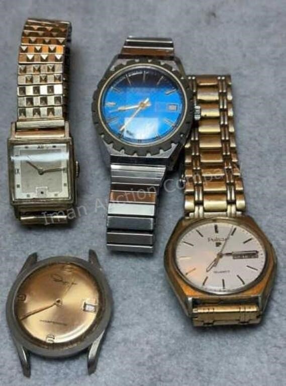 Men’s Wrist Watches, Elgin, Pulsar, Ingram,