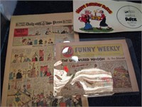 VINTAGE FUNNY PAPERS & POPEYE TRANSFER