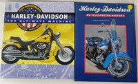 2 Hardcover Books incl. Harley-Davidson