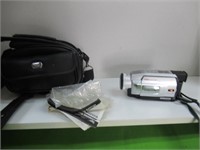 Panasonic Camcorder and Bag