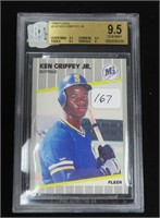 1989 Fleer Ken Griffey Jr. RC Beckett Graded 9.5