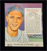1954 #24A Jim Delsing Red Man Tobacco Card
