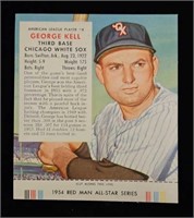 1954 #4A George Kell Red Man Tobacco Card