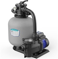 AQUASTRONG 16in Sand Filter Pump for Pool  Timer