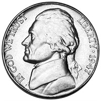 1947-S Jefferson Nickel UNCIRCULATED