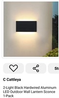 MSRP $66 Wall Lantern Sconce Rectangle