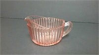 Anchor Hocking Queen Mary Pink Depression Creamer