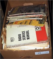 Assorted 1970's Radio Service Manuals