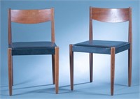 6 Danish Modern Poul Volther dining chairs