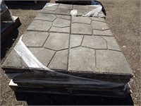 Square pavers; 16"x16"; approx. 30