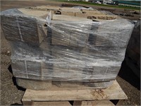 Retaining wall block; 12"x6" H; approx. 60
