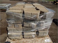 Retaining wall block; 12"x4" H; approx. 90