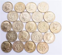 Coin Roll 1968 Kennedy 40% Silver Half Dollars