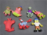 Lot of Spongebob Square Pants Figures