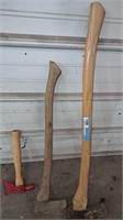 Two axes, hatchet