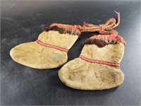 Pair of old youth's mukluks, used but in good cond